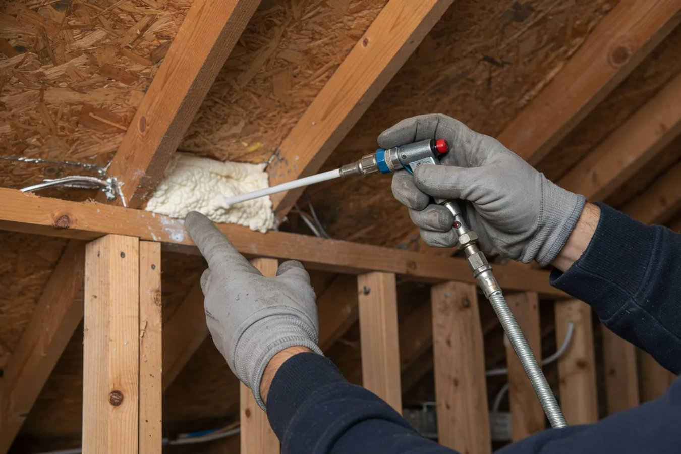 Attic air sealing in Big Spring, TX